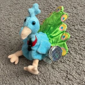 Vintage 1999 Coke Coca Cola International Plush Peacock Pock Sri Lanka